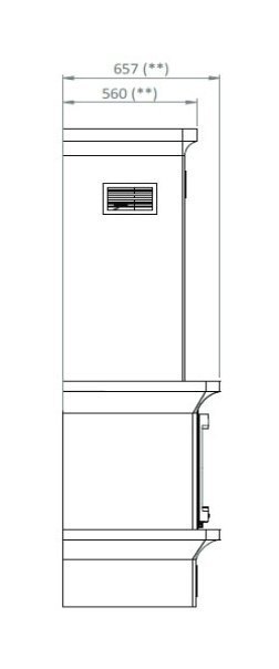 Чугунная печь камин Keddy K20, SK 2002, прист.