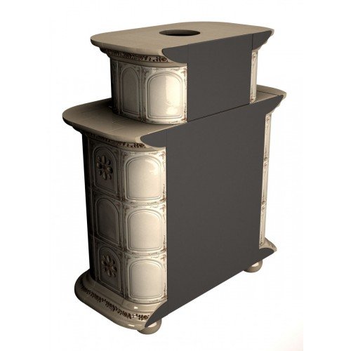 Каминная облицовка КимрПечь Прованс пристенная двухъярусная Деревня