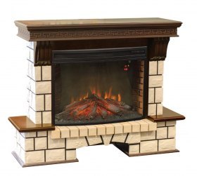 Электрокамин RealFlame Stone New 33 AO с FireSpace 33 S IR