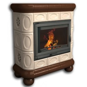 Каминная облицовка КимрПечь Медальон центральная Шоколад