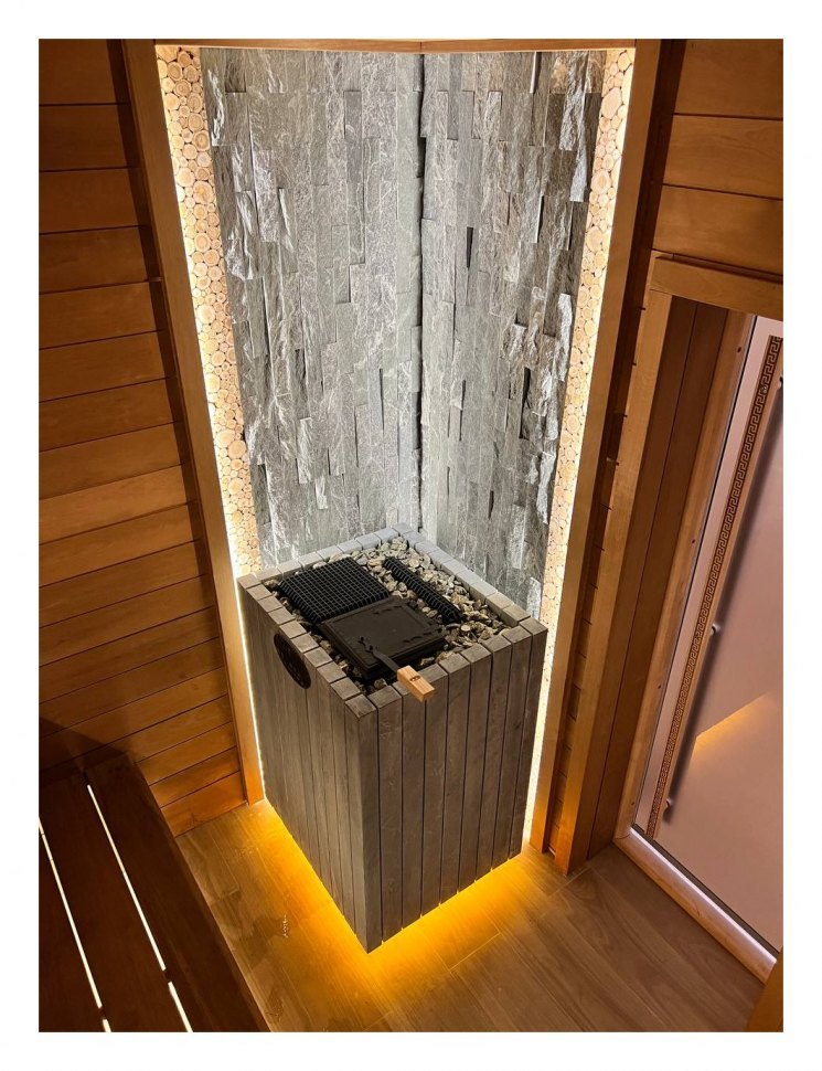 Электрическая паротермальная печь «ПАРиЖАР Футурус» (серпентинит премиум)