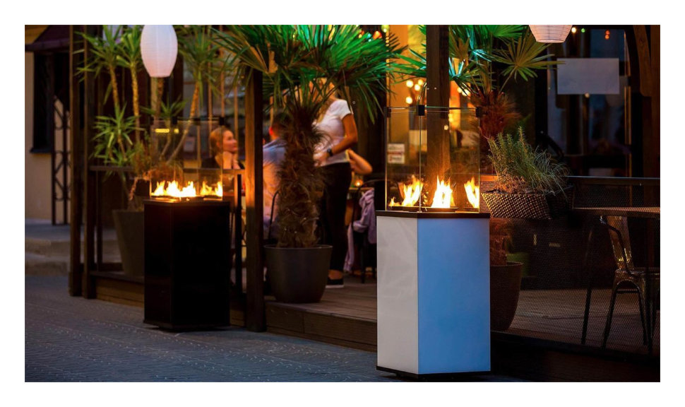 Газовый нагреватель Kratki PATIO mini, M/S (сталь)