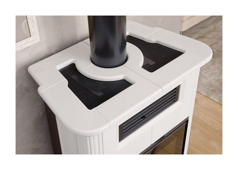 Печь-камин La Nordica Wanda Classic Bianco Infiniti