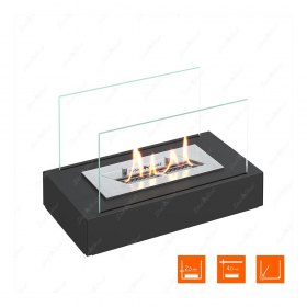 Настольный биокамин SteelHeat VERONA черный