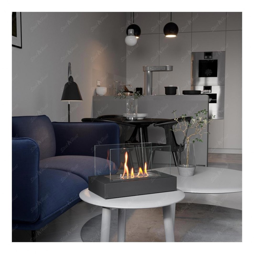 Настольный биокамин SteelHeat VERONA черный