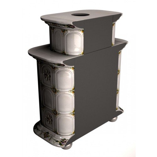 Каминная облицовка КимрПечь Прованс пристенная двухъярусная Лето