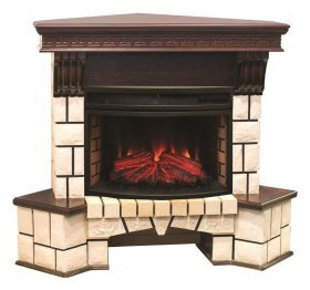 Электрокамин RealFlame Stone New Corner 25 AO с FireField 25 SIR