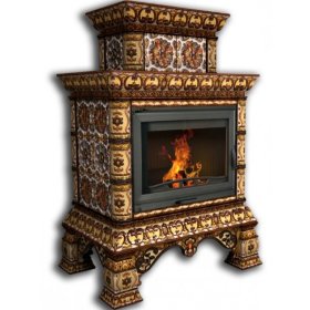 Каминная облицовка КимрПечь Кострома пристенная двухъярусная Октябрь