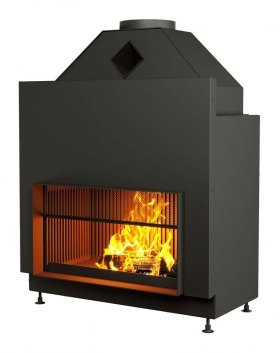 Каминная топка открытая с сеткой АСТОВ О1С 90\50