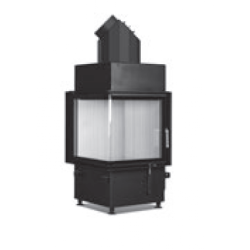 Каминная топка Hoxter Ecka 51/51/51L(R) Стальной теплообменник 45°