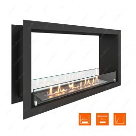 Биокамин сквозной SteelHeat Leader 800 (Стандарт)