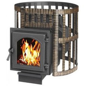 Чугунная печь для бани Везувий Легенда Ковка 22 (270)