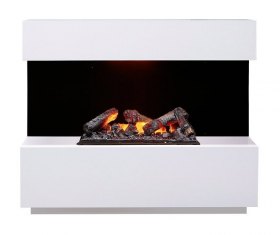 Каминокомплект Kyoto - Белый с очагом Cassette 600 NH