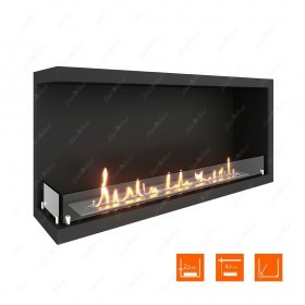 Биокамин угловой SteelHeat Leader 1000 левый (Стандарт)