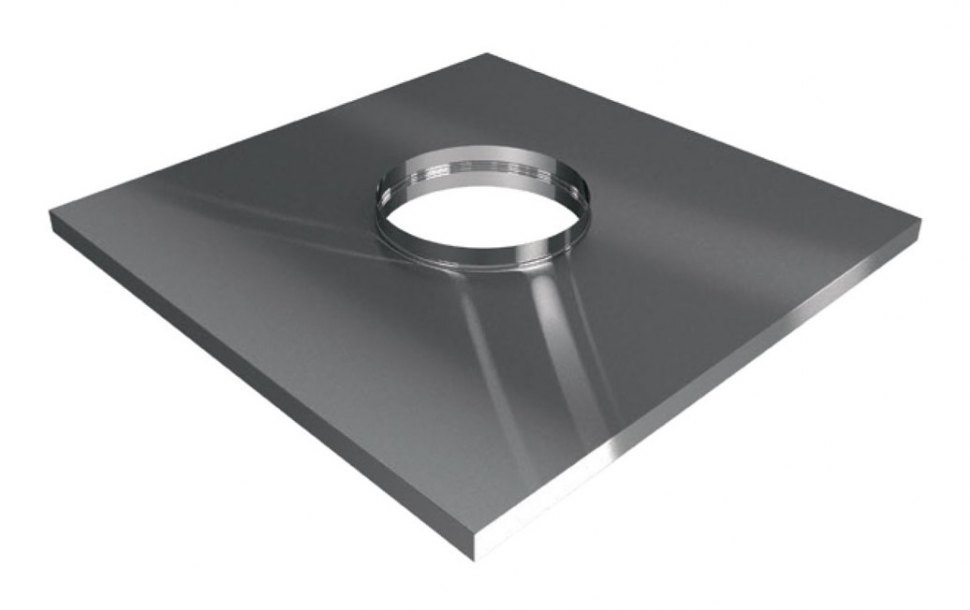 Фланец с изоляцией 720х720 D115/210, оцинкованная сталь (Вулкан)