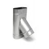 Тройник 45° VOG 100х200 на D180.7, AISI 321 (Вулкан)