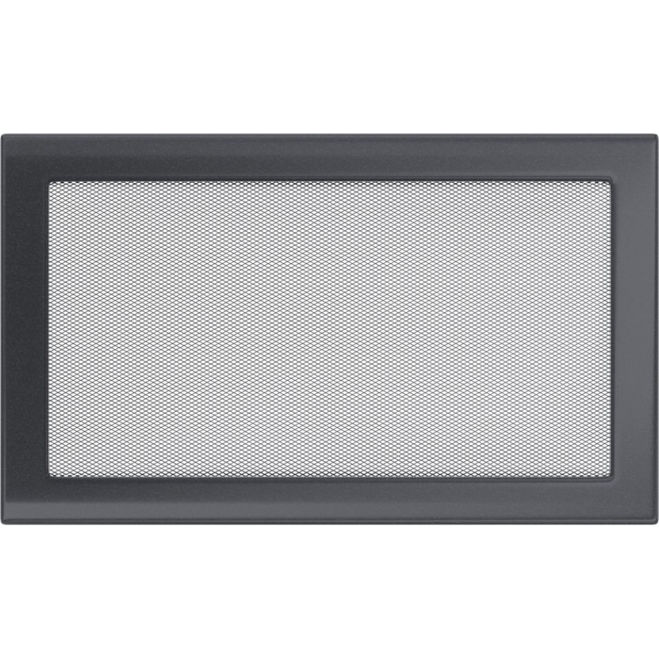 Решетка вентиляционная графит 22х37