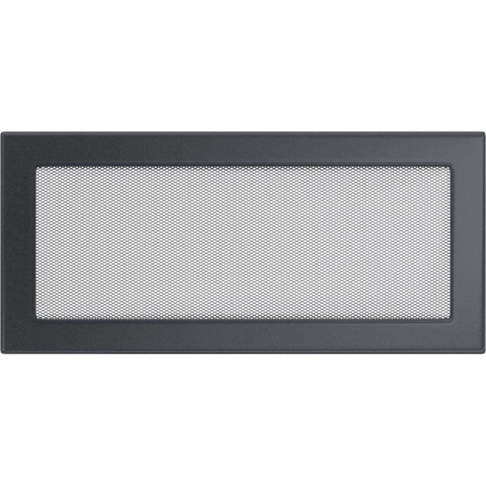 Решетка вентиляционная графит 17х37