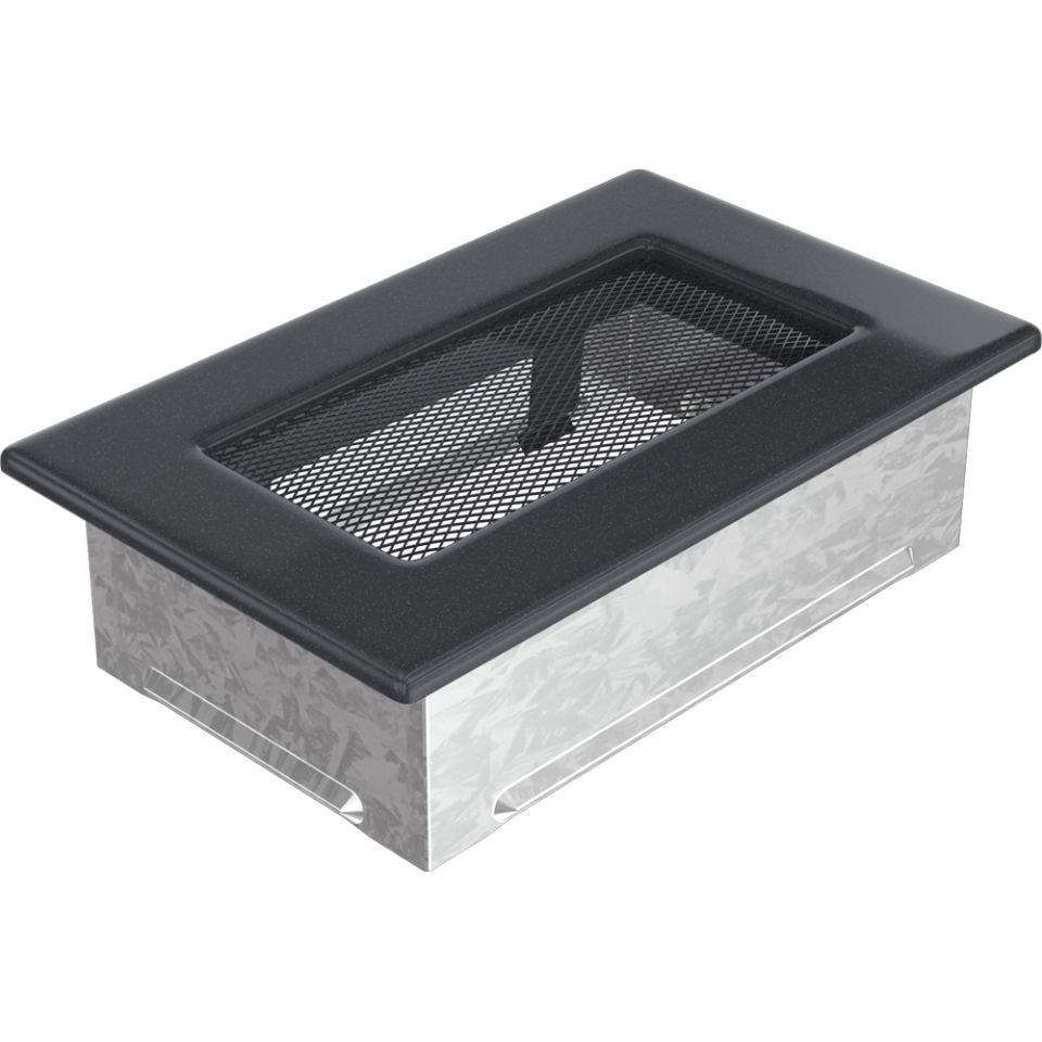 Решетка вентиляционная графит 11х17