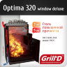 Дровяная банная печь Grill’D Optima 320 window deluxe