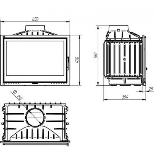 Каминная топка Ferguss FG-17