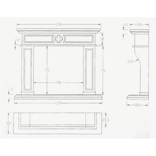 Мраморный портал для камина Argar - Jorge IV