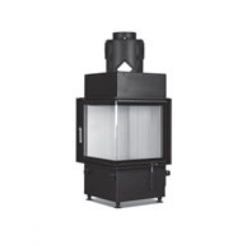 Каминная топка Hoxter Ecka 51/51/51L(R) Стальной теплообменник с вертикальным выходом