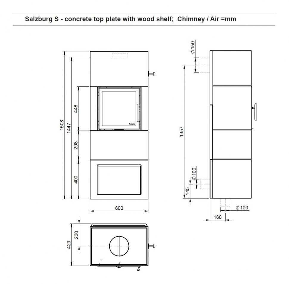 Камин Nordpeis Salzburg S