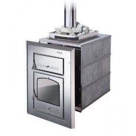 Дровяная печь для бани ВВД Чародейка в талькохлорите
