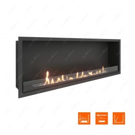 Биокамин в нишу SteelHeat LEADER 1300 (Стекло)