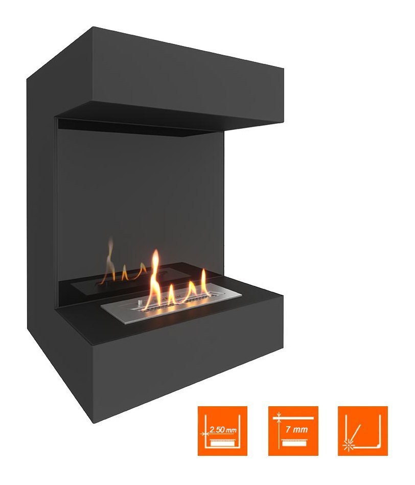 Биокамин фронтальный SteelHeat GRAND 500 (Стемалит)