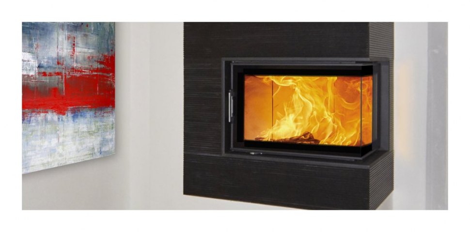 Каминная топка Austroflamm 63x40x42 K R, стекло справа