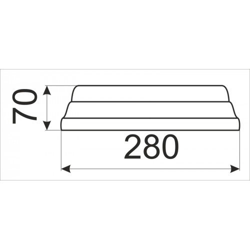 Конус КимрПечь D150 мм однотонный малый