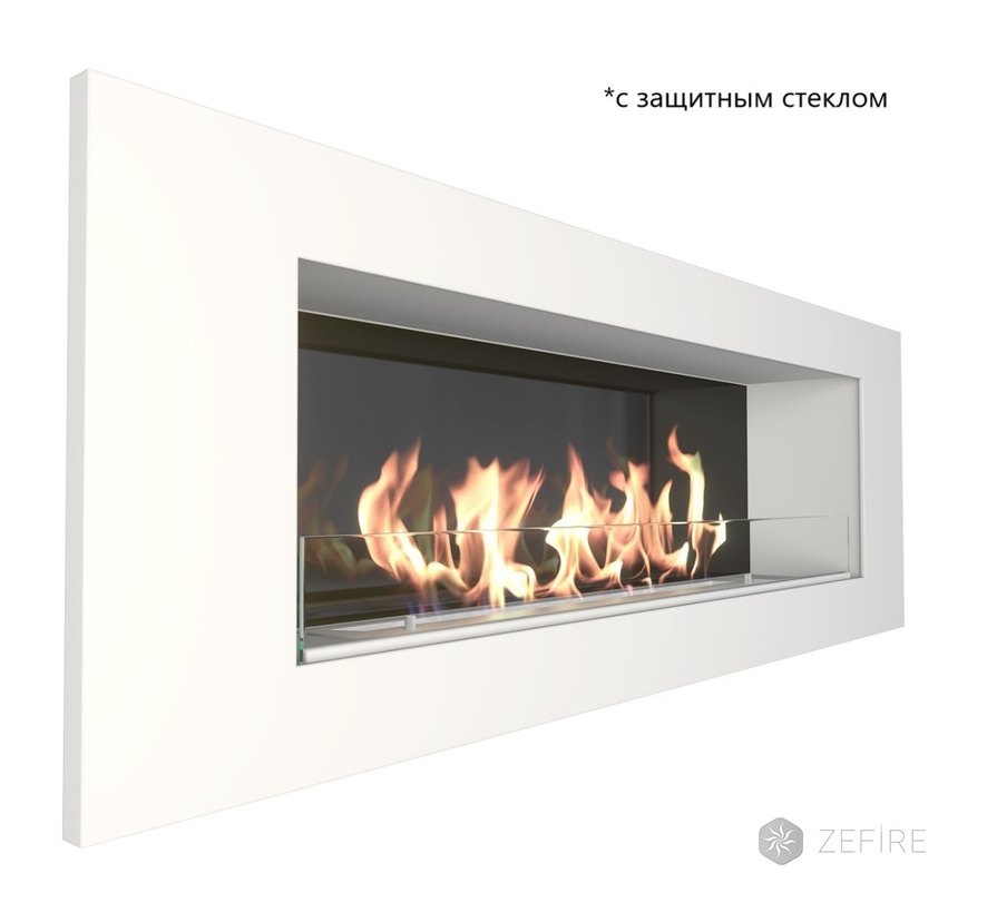 Биокамин ZeFire Elliot 1800 белый со стемалитом