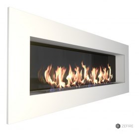 Биокамин ZeFire Elliot 1800 белый со стемалитом