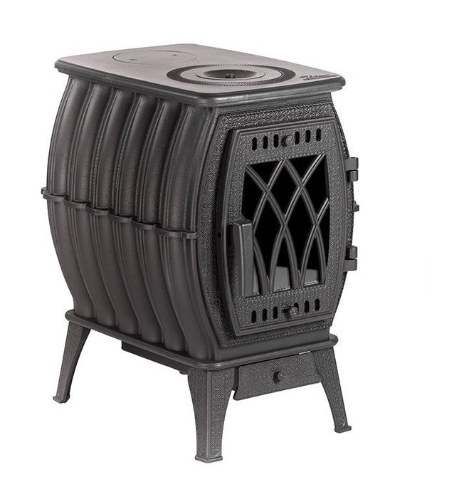 Чугунная дровяная печь камин Бахта