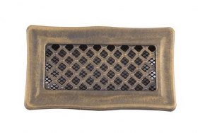 Решетка вентиляционная Deco золотая патина
