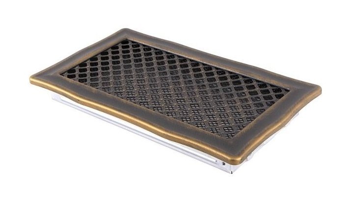 Решетка вентиляционная Deco золотая патина
