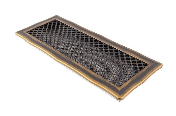 Решетка вентиляционная Deco золотая патина