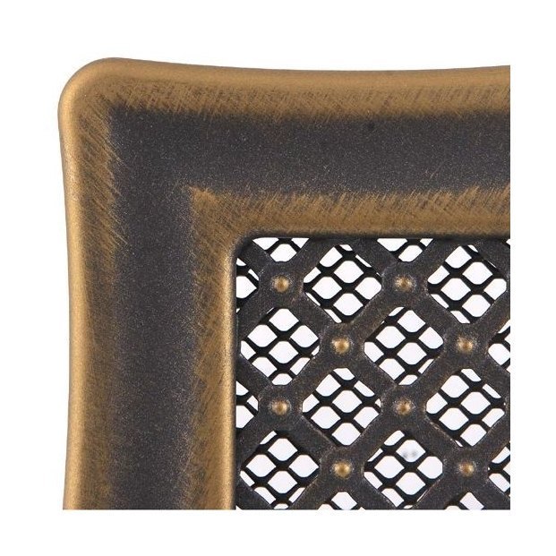 Решетка вентиляционная Deco золотая патина