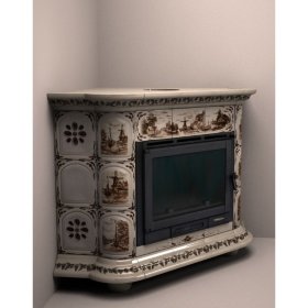 Каминная облицовка КимрПечь Прованс угловая Голландия