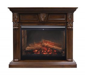 Каминокомплект Sheffield - Темный орех с очагом Symphony 30'' DF3020-INT