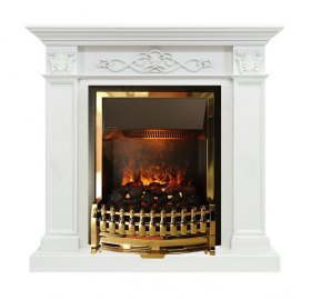 Каминокомплект Verona - Белый дуб с очагом Atherton
