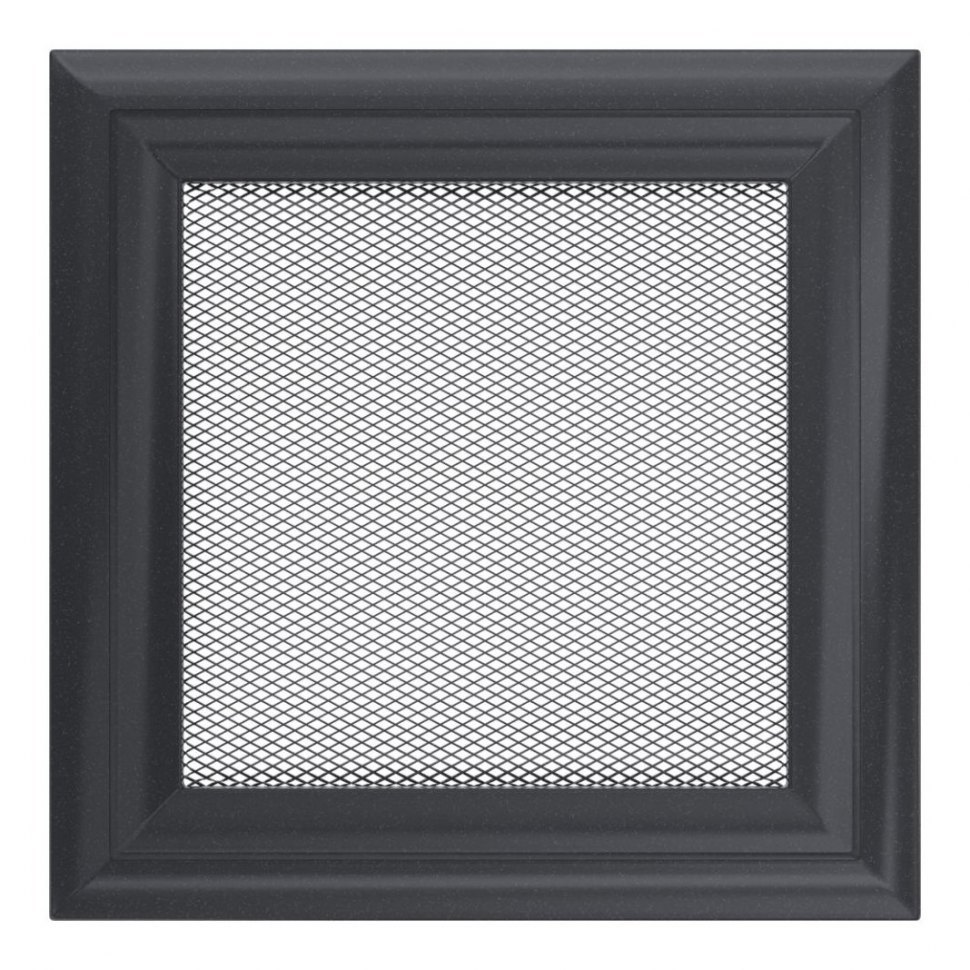 Решетка вентиляционная Оскар графит 17х17