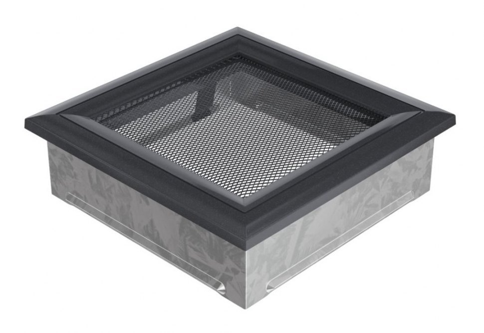 Решетка вентиляционная Оскар графит 17х17