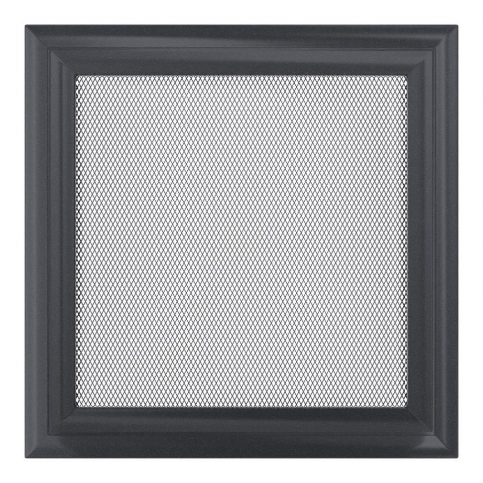 Решетка вентиляционная Оскар графит 22х22