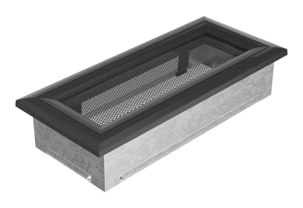 Решетка вентиляционная Оскар графит 11х24