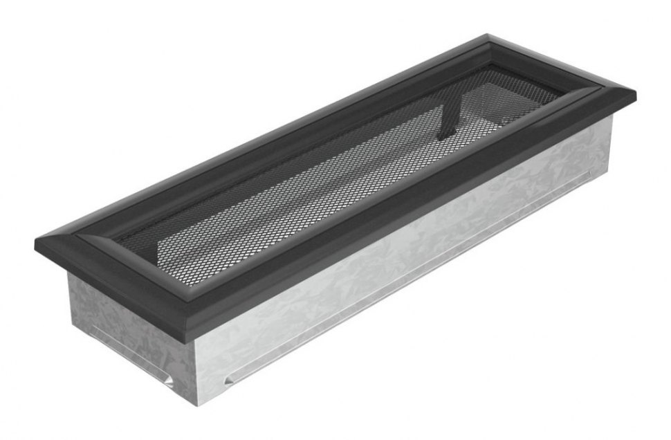 Решетка вентиляционная Оскар графит 11х32
