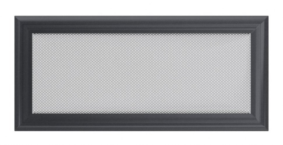 Решетка вентиляционная Оскар графит 17х37