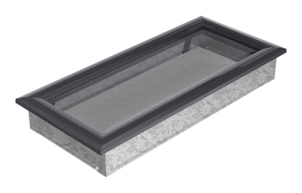 Решетка вентиляционная Оскар графит 17х37